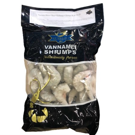 Räkor vannamei HLSO 21/25 10 x 1 kg