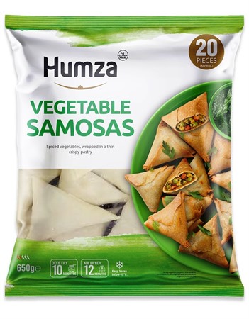 Humza ugnklar veg samosa 10 x 325g ( 10 st )